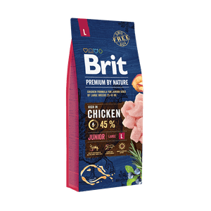 Brit premium by nature junior large 15 KG