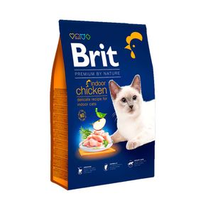 Brit premium by nature cat indoor 8 KG