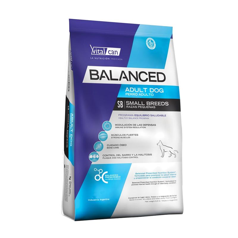 VITALCAN-Balanced---Perro-Adulto-Raza-Pequeña---3-Kg.