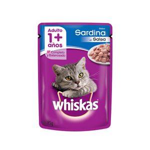 Sobre Whiskas Gato Sabor Sardina 85gr