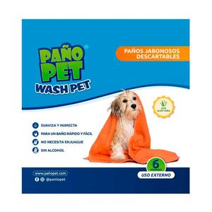 Paño Pet Wash Pet 6 Unidades