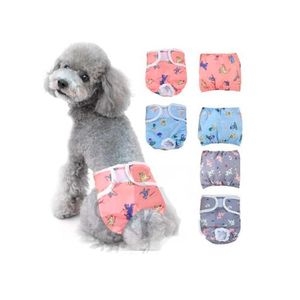 Pañal para el celo perro rosado/cele XS