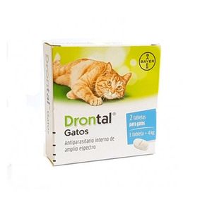 Drontal gatos 4 KG 2 comprimidos