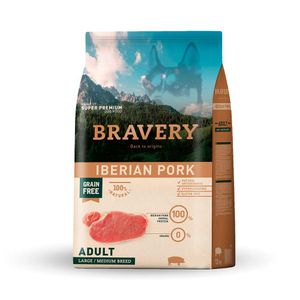 Bravery iberian pork adult large/medium breeds 4 kg