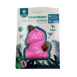 Pet treat unicornio 2 en 1 dental pollo