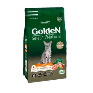 Golden selección natural gato adulto pollo y arroz 10 kg