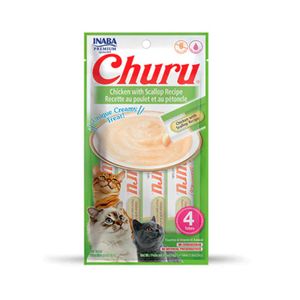 Churu cat chicken y scallop 14gr 4 tubitos