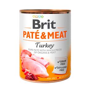 Brit pate & meat turkey 800gr