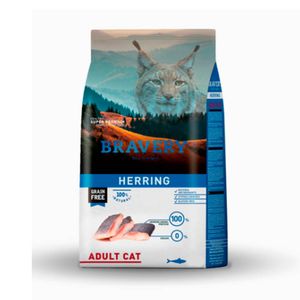 Bravery gato adulto herring 2kg