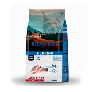Bravery gato adulto herring sterilized 7kg