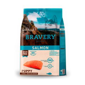Bravery salmon puppy large medium breeds 12kg