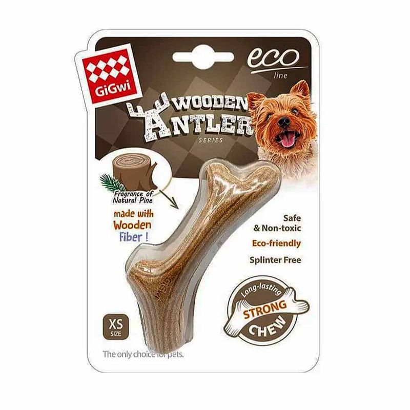 WOODEN-ANTLER-MADERA-NATUR-X-SMALL-1PZ